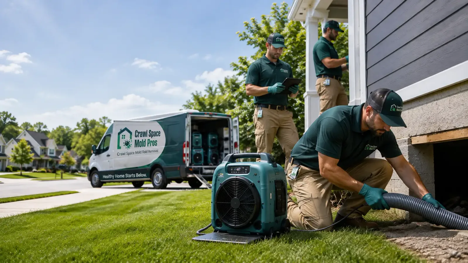 Crawl Space Mold Removal in Winston, MO